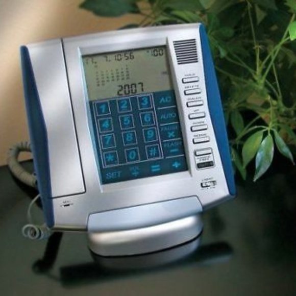 LCD Touch Panel Caller ID Phone With Calendar/Calc - Picture 3 of 6